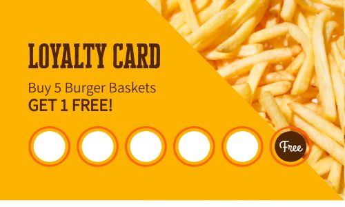 Fries Loyalty Card