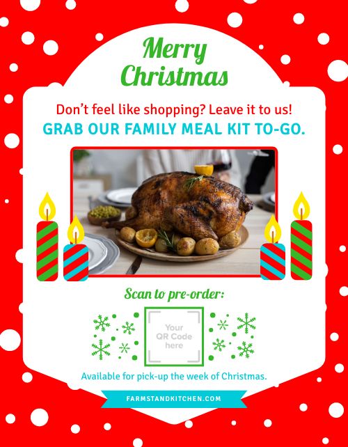 Christmas Takeout Flyer