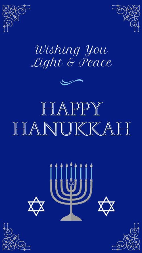Happy Hanukkah Instagram Story