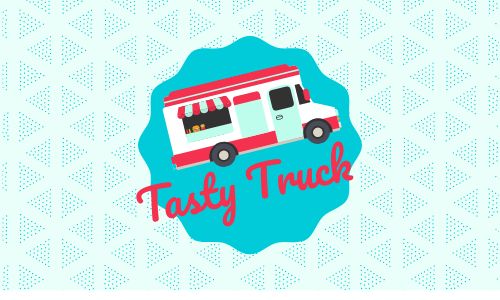 Blue Food Truck Loyalty Card