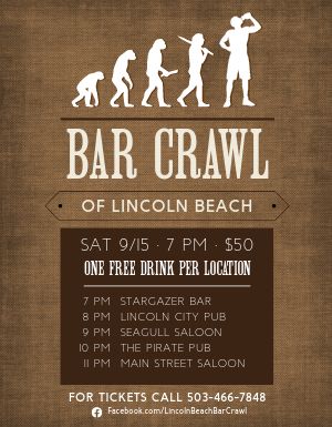 Bar Crawl Flyer