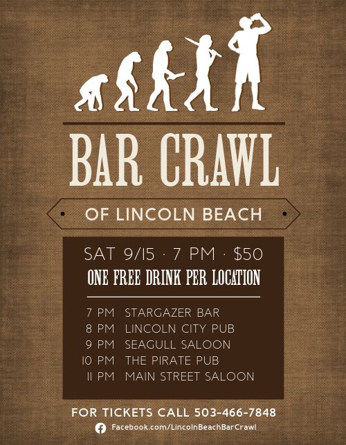 Bar Crawl Flyer
