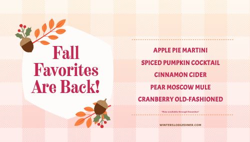Fall Favorites Digital Marketing Board page 1 preview