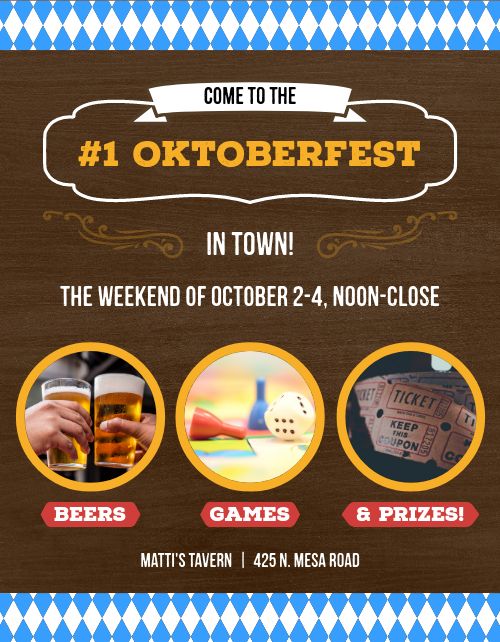Oktoberfest Deal Flyer