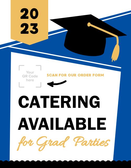Angular Graduation Flyer page 1 preview