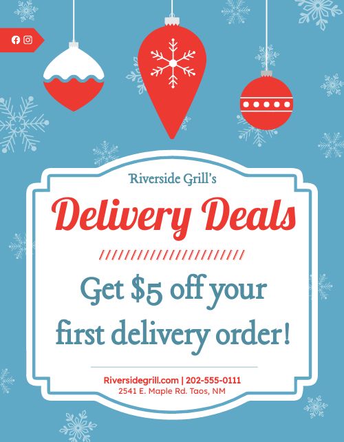 Delivery Deals Flyer