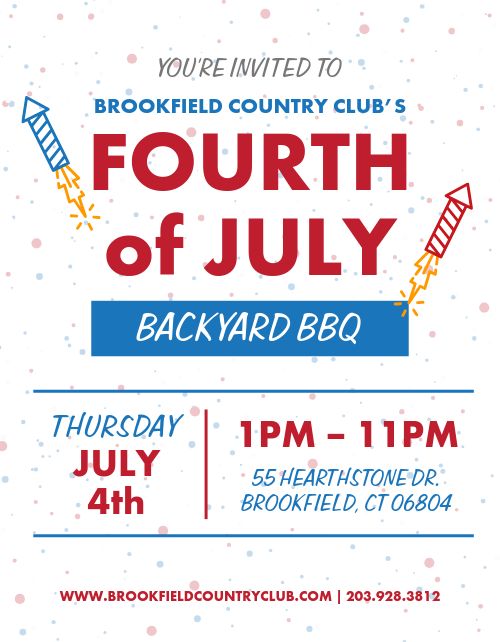 Fourth of July BBQ Flyer Template by MustHaveMenus