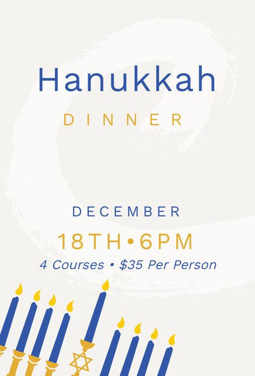 Printable Hanukkah Dinner Table Tent