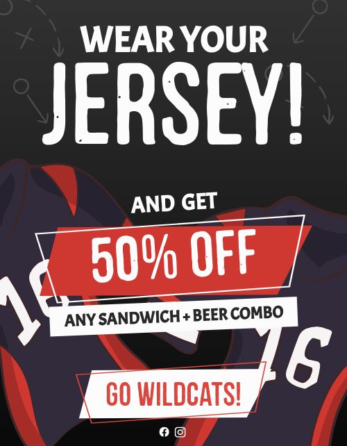 College Football Discount Flyer
