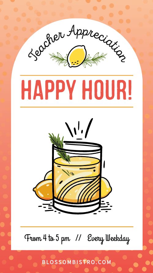 Teacher Appreciation Happy Hour IG Story page 1 preview