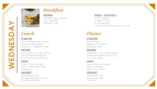 Breakfast Cafe Daily Digital Menu Board Example
