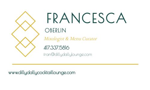 Stylish Art Deco Business Card page 2 preview