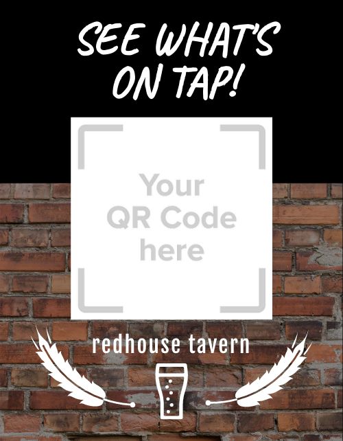 Tavern QR Code Flyer