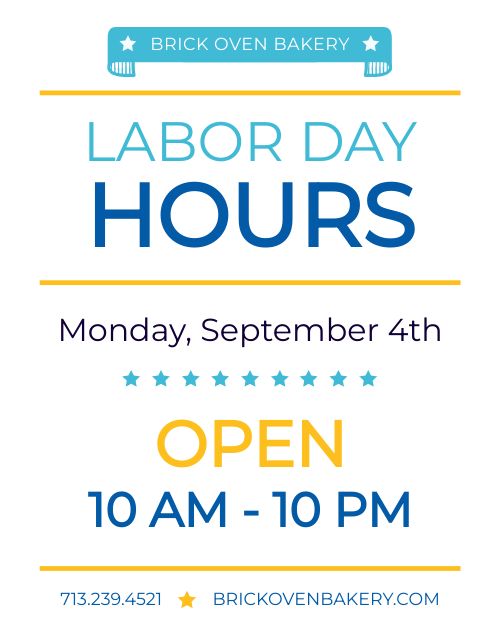 Labor Day Hours Signage