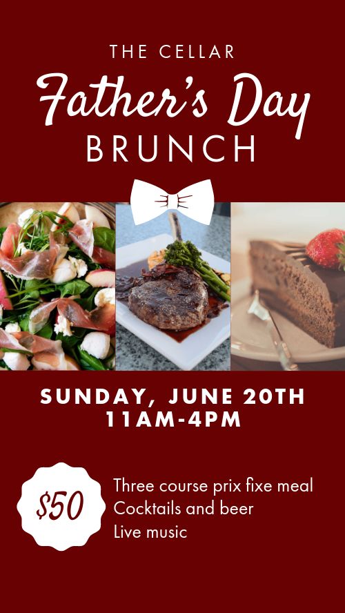 Fathers Day Brunch Instagram Story