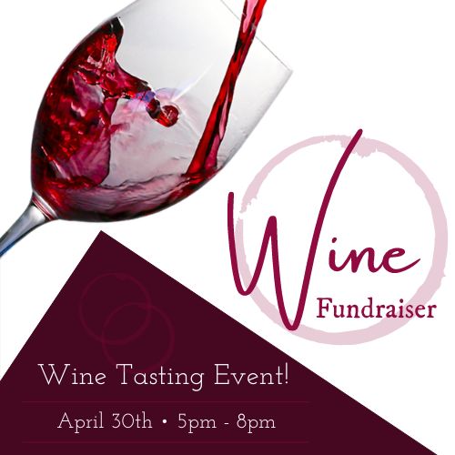 Wine Fundraiser IG Post Free Template by MustHaveMenus