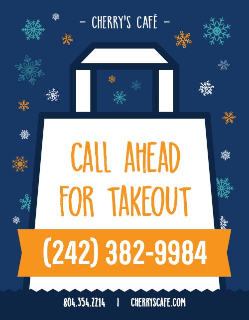 Winter Takeout Flyer