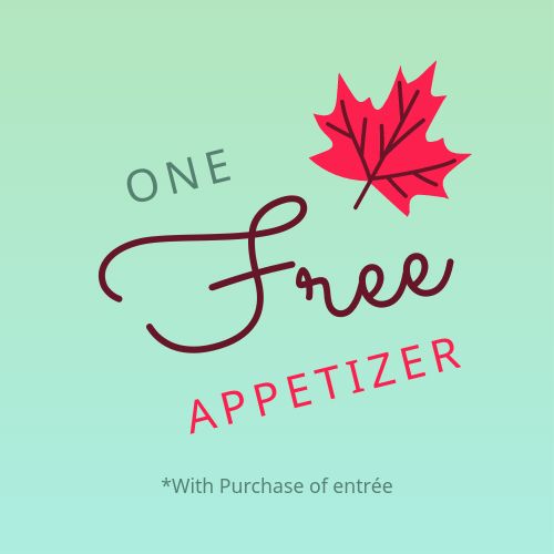 Free Appetizer Fall Coupon page 1 preview